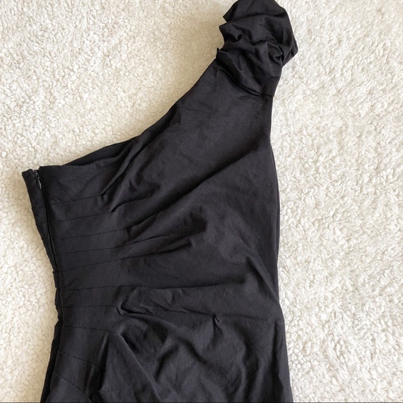 One Shoulder Little Black Dress - Picture 4 of 8